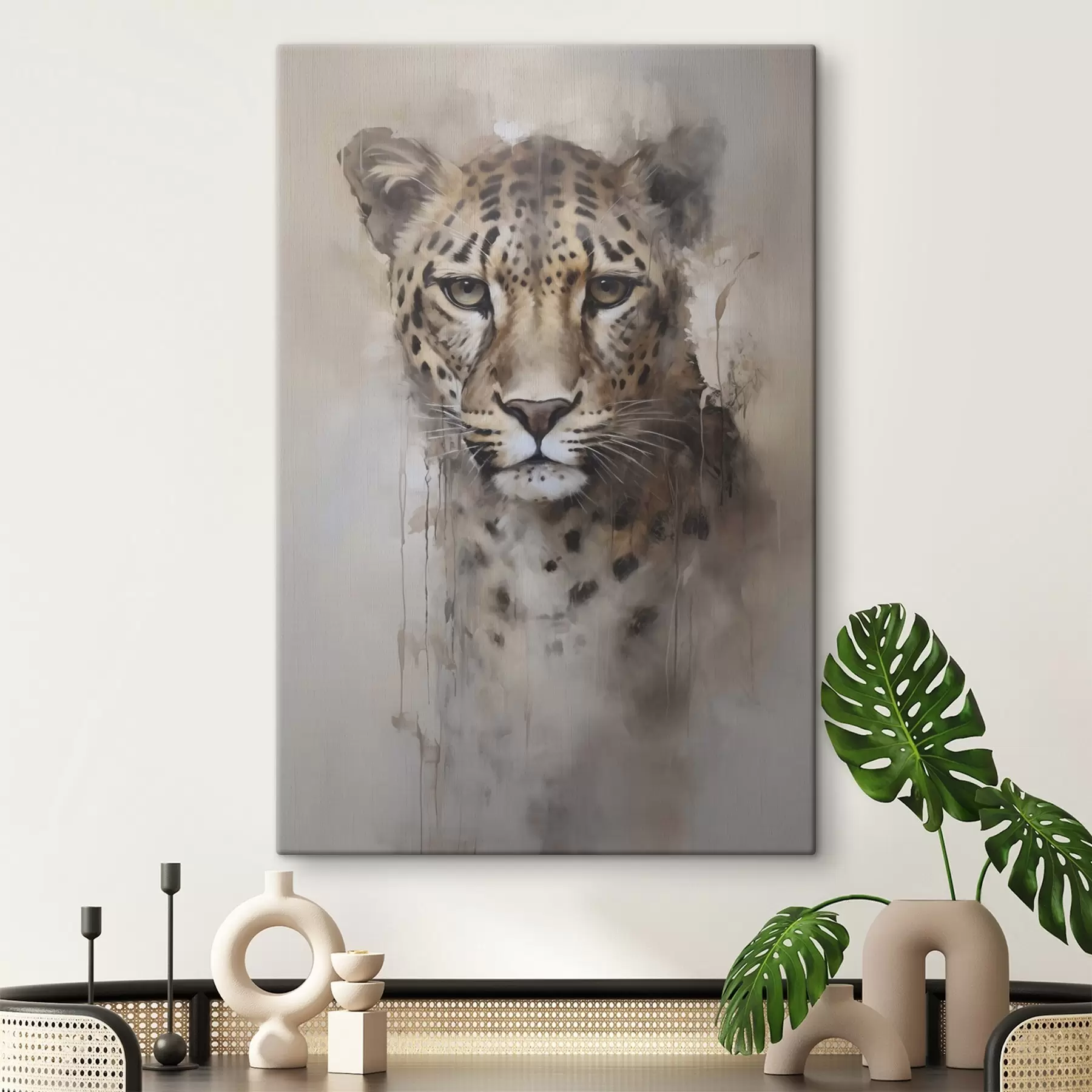 Obraz Malba imitující leoparda Č. s46434