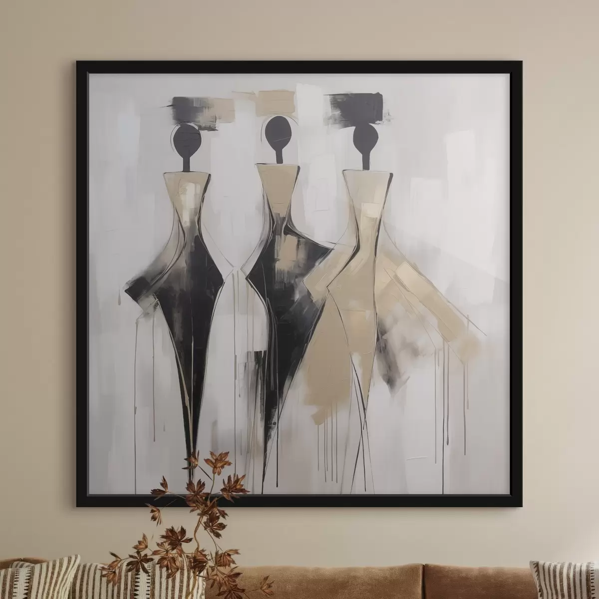 Poster Abstraktní siluety f46436