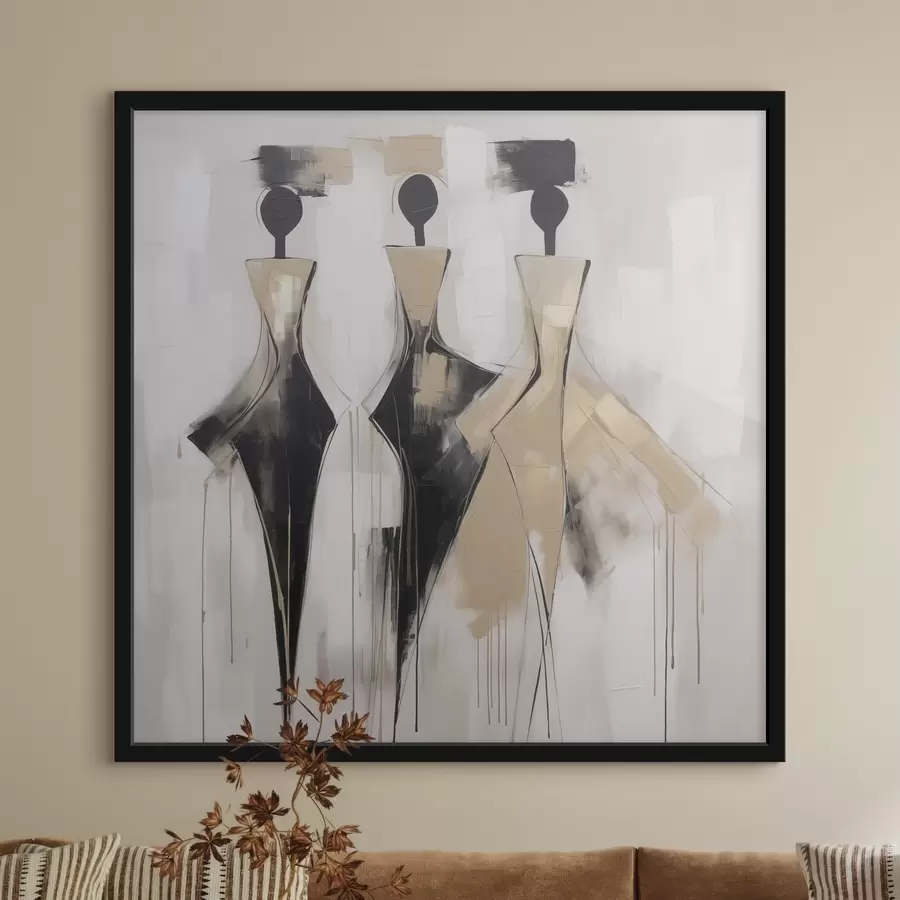 Fototapet Abstraktní siluety f46436