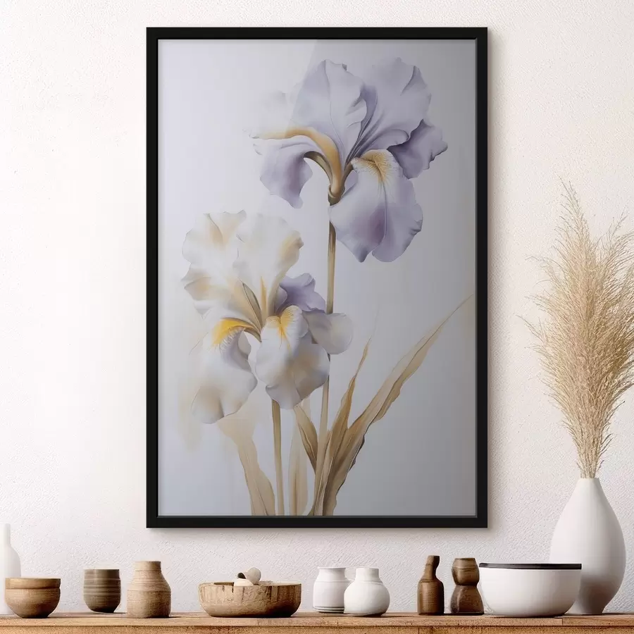 Fototapet Irises  imitace malby f46440