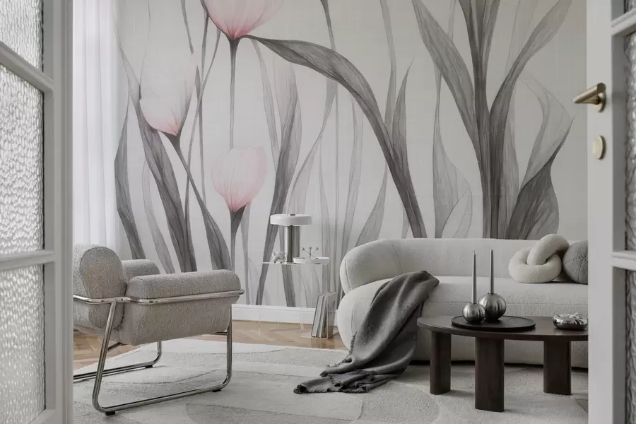 Fototapet Křehké průsvitné tulipány w04831v1