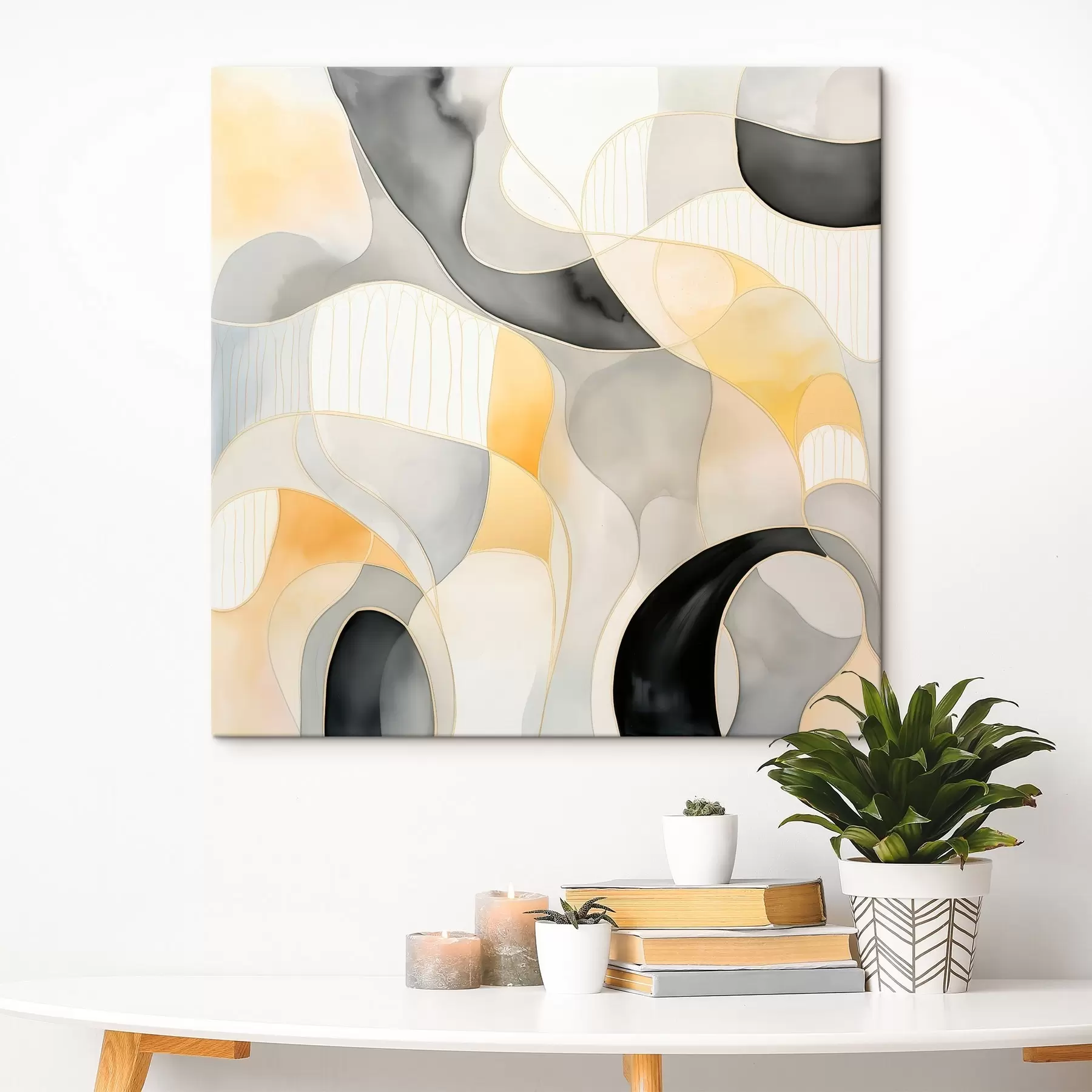 Obraz Vlnitá forma ve stylu alkoholových inkoustů Č. s46329