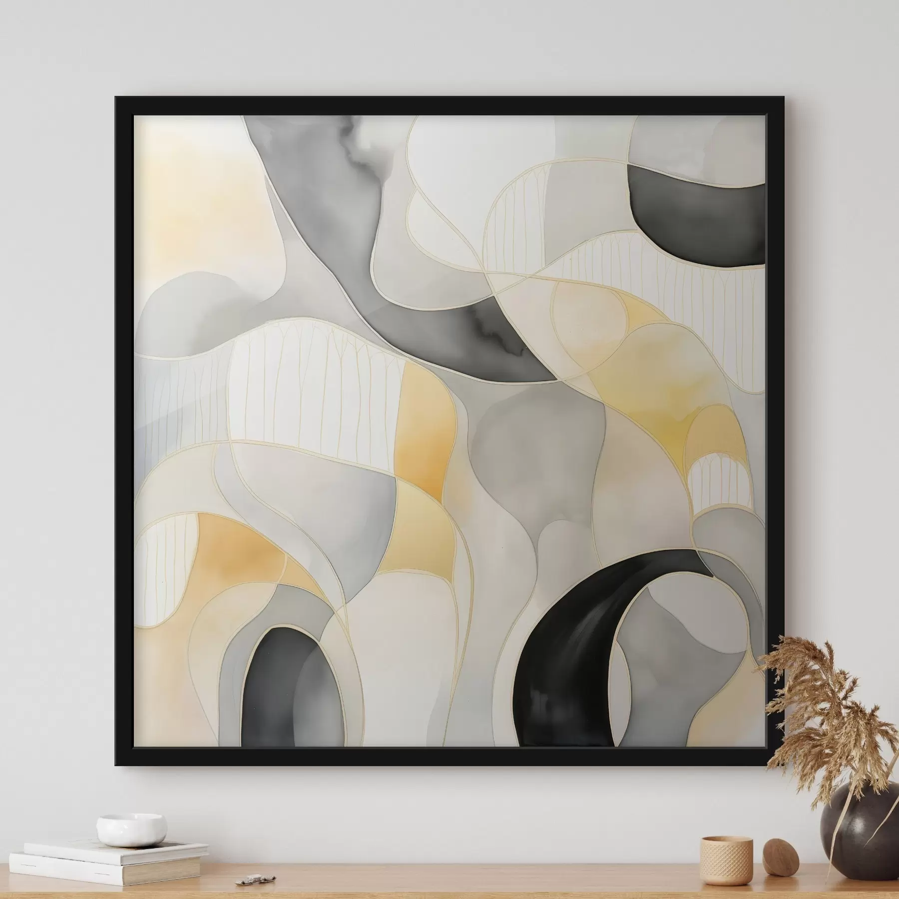 Fototapet Vlnitá forma ve stylu alkoholových inkoustů f46329