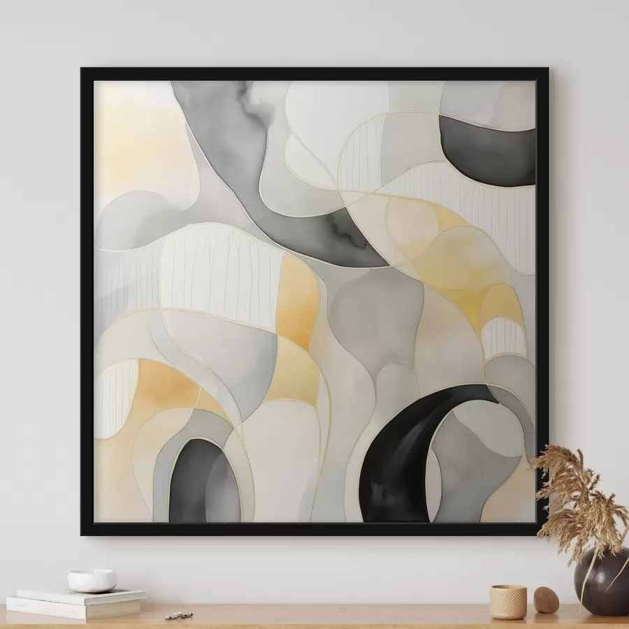 Fototapet Vlnitá forma ve stylu alkoholových inkoustů f46329