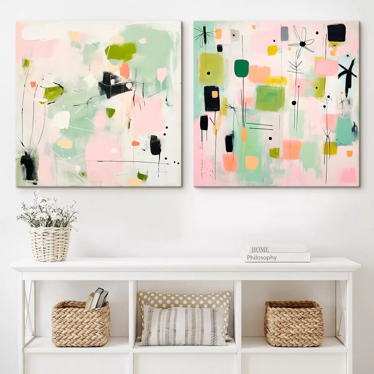 Obraz Květinové motivy v moderním stylu Č. m00900