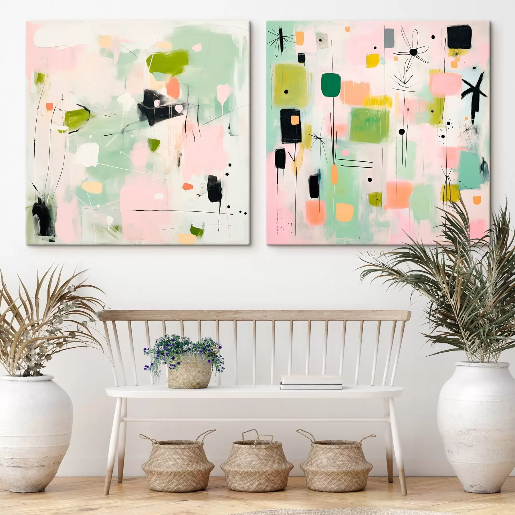 Obraz Květinové motivy v moderním stylu Č. m00900