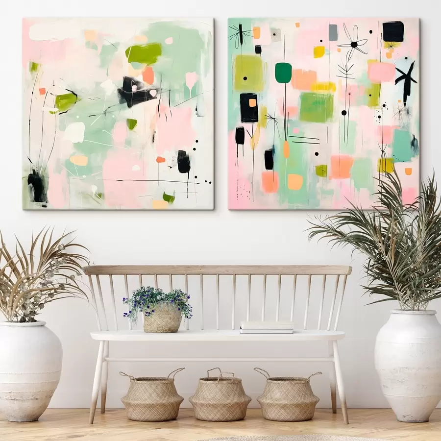 Obraz Květinové motivy v moderním stylu Č. m00900