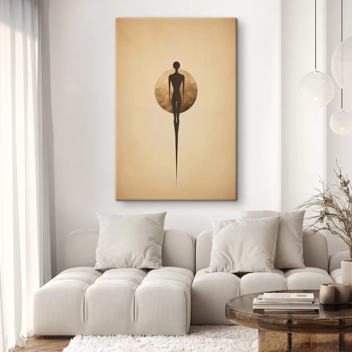 Obraz Abstraktní silueta Č. s46356