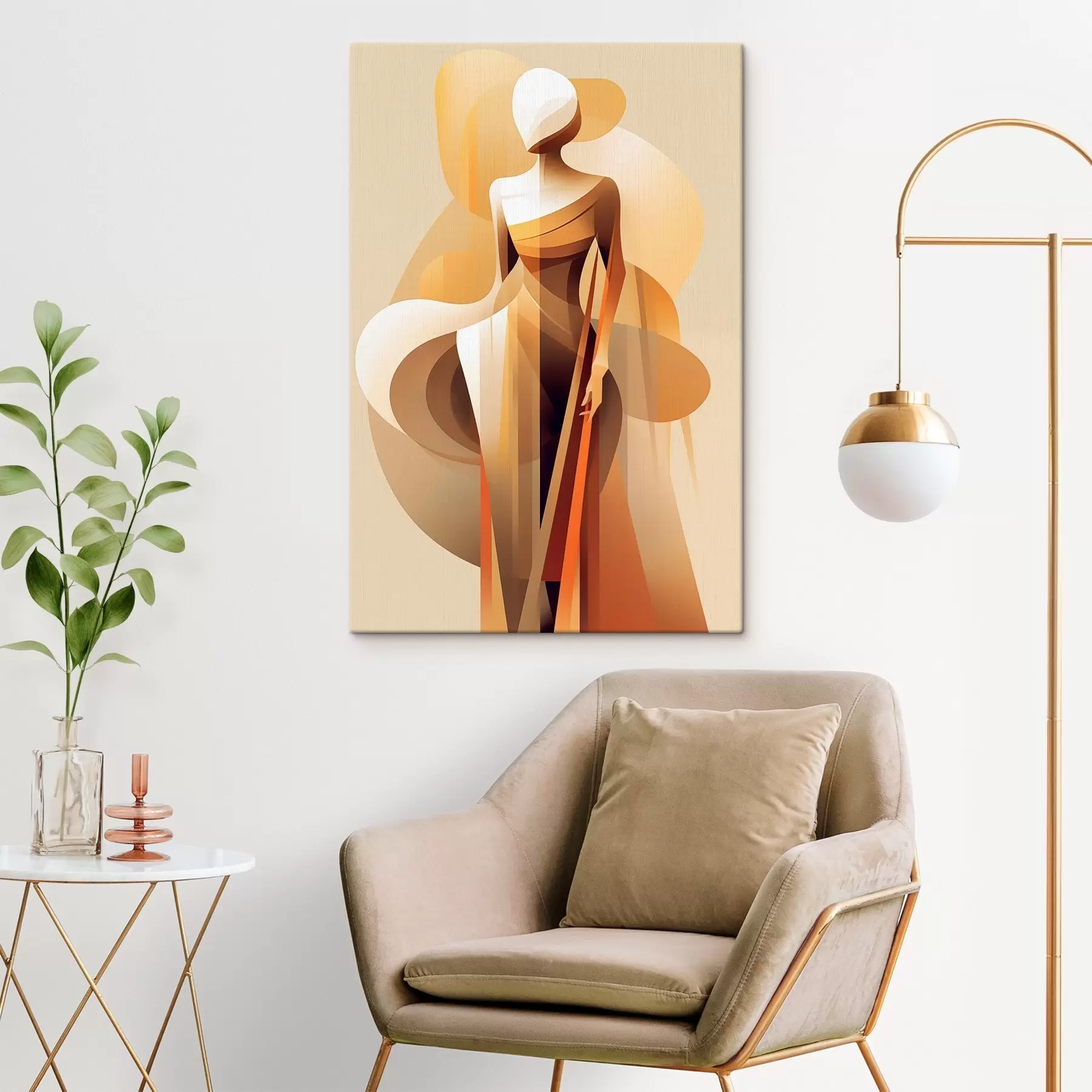 Obraz Abstraktní silueta Č. s46357