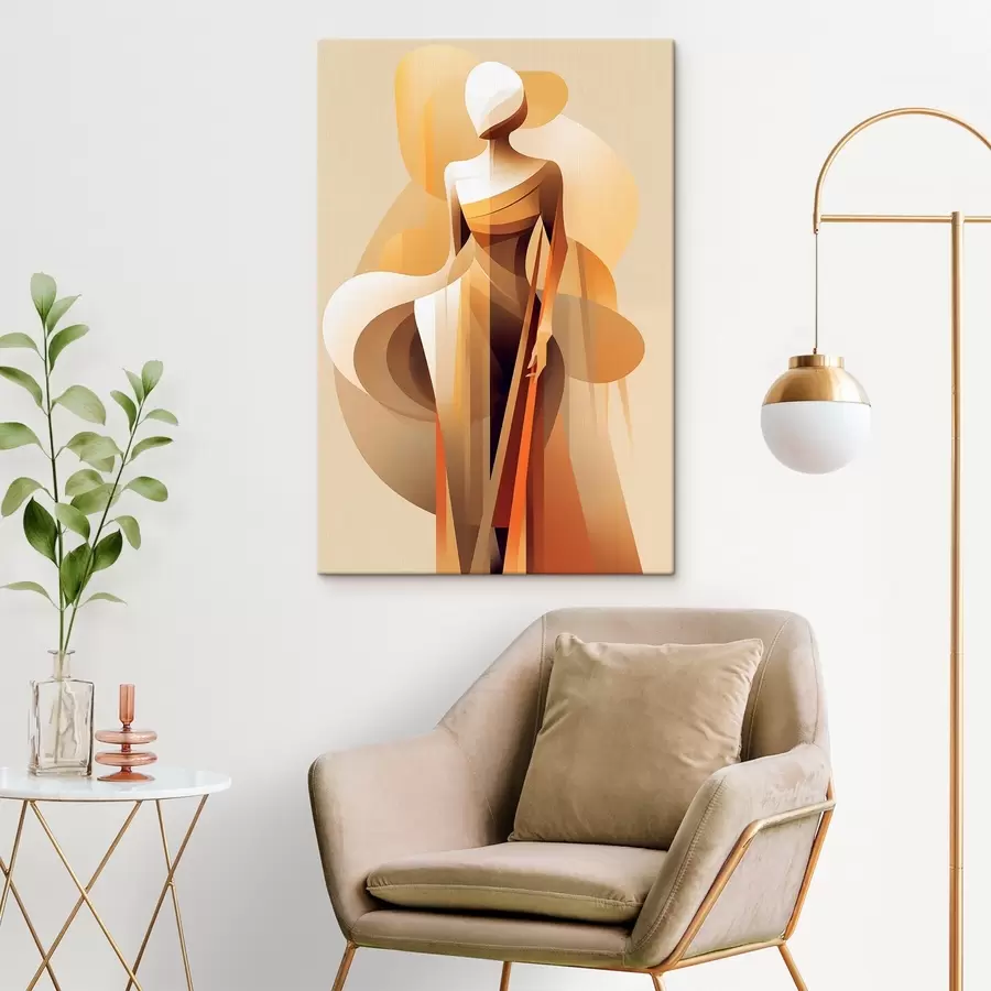 Obraz Abstraktní silueta Č. s46357