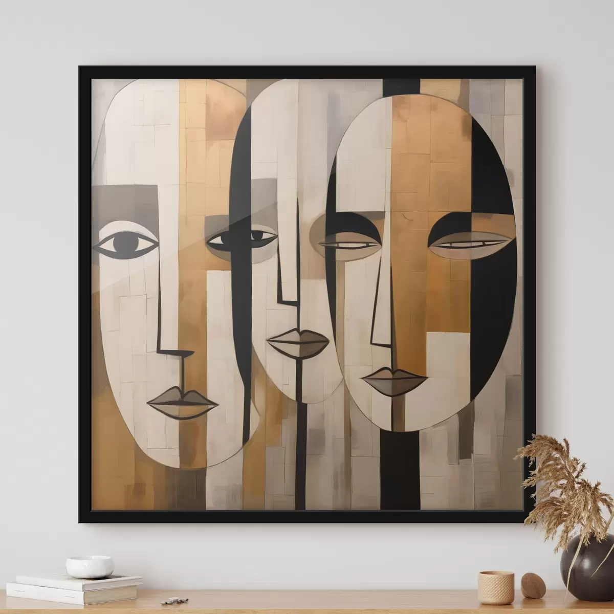 Poster Abstraktní tváře f46452