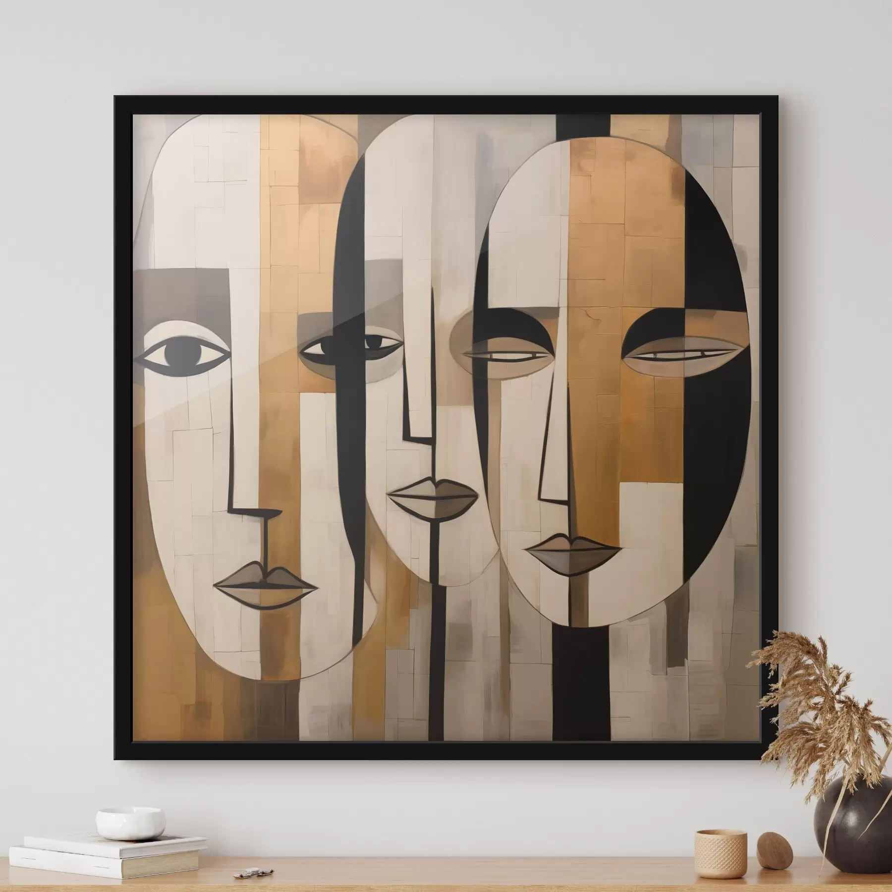 Fototapet Abstraktní tváře f46452