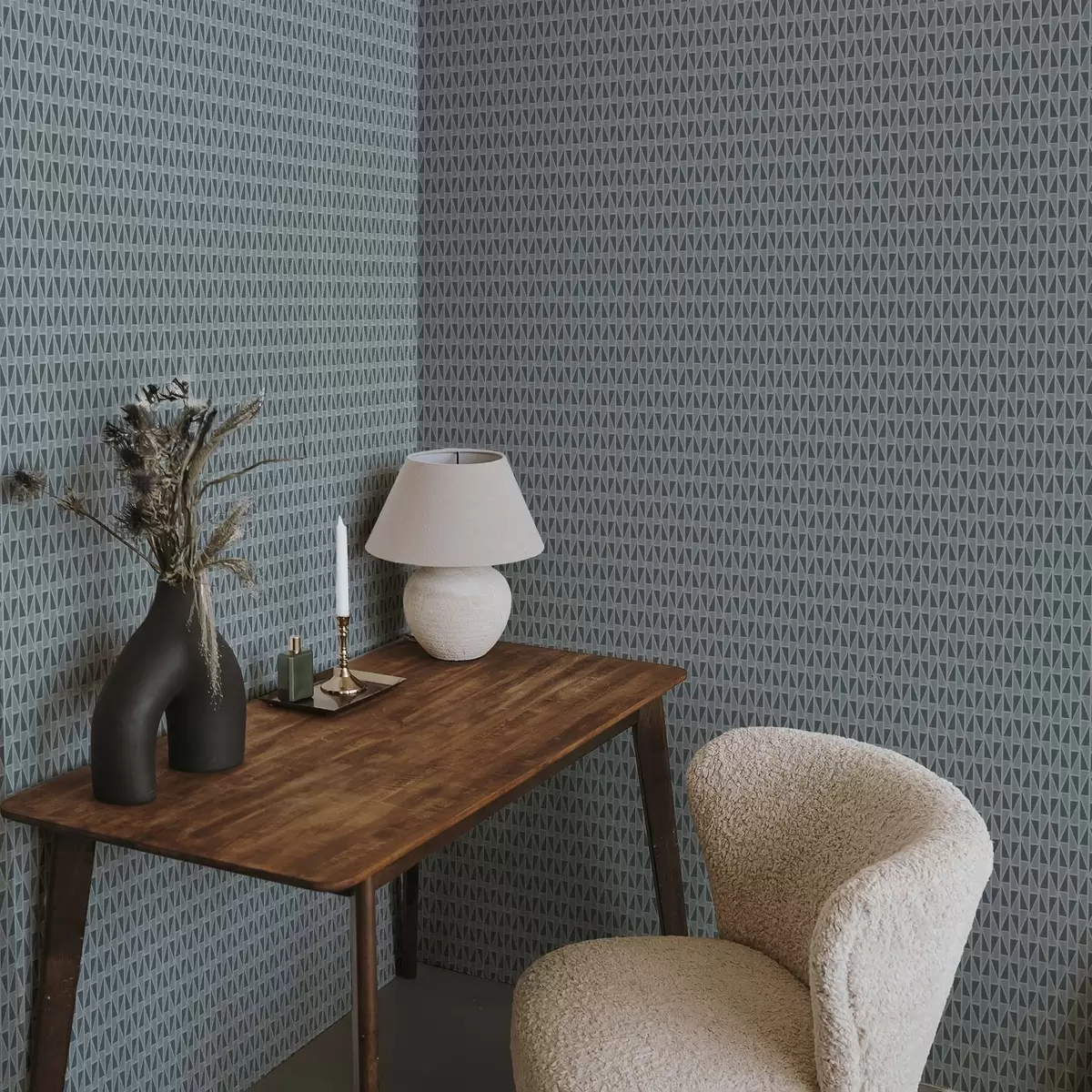 Tapety Modrozelená skleněná mřížka s diagonálními vzpěrami a00902