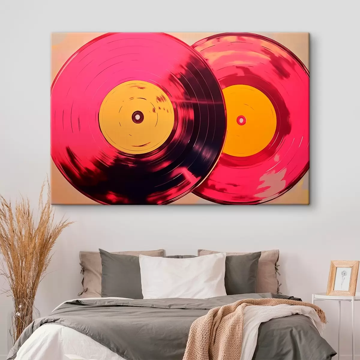 Obraz Barevné vinylové desky Č. s46459