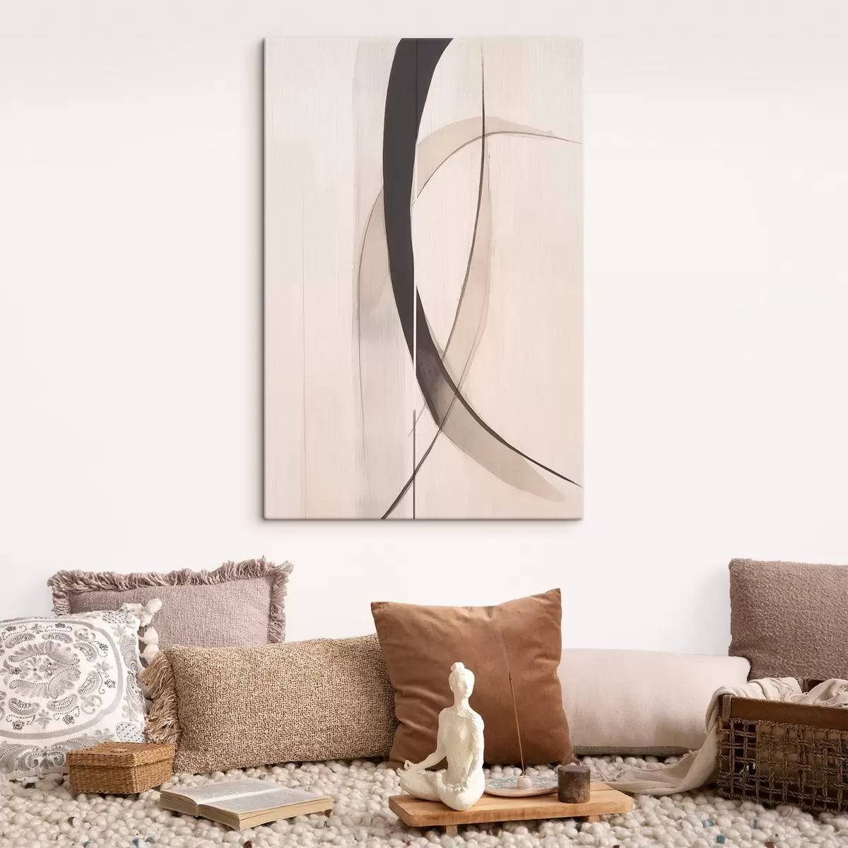 Obraz Elegantní kaligrafie. Abstrakce Č. s46468