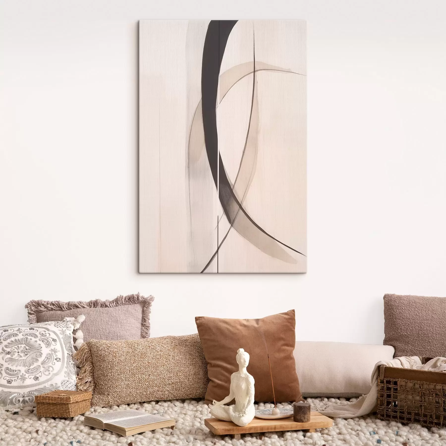 Obraz Elegantní kaligrafie. Abstrakce Č. s46468