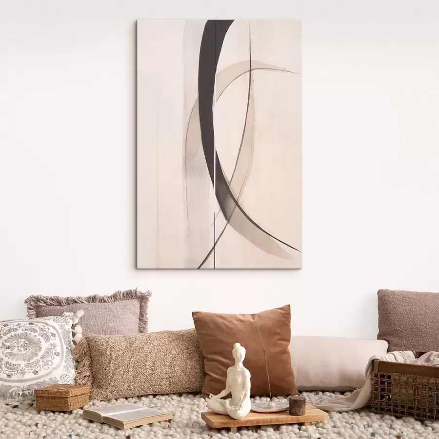 Obraz Elegantní kaligrafie. Abstrakce Č. s46468