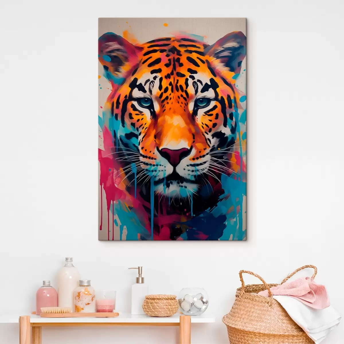 Obraz Jaguar ve stylu street artu Č. s46476