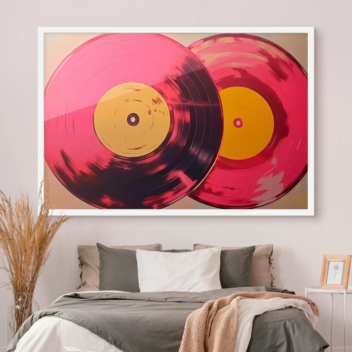 Poster Barevné vinylové desky f46459