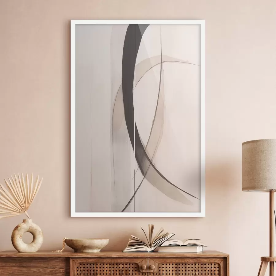 Fototapet Elegantní kaligrafie. Abstrakce f46468
