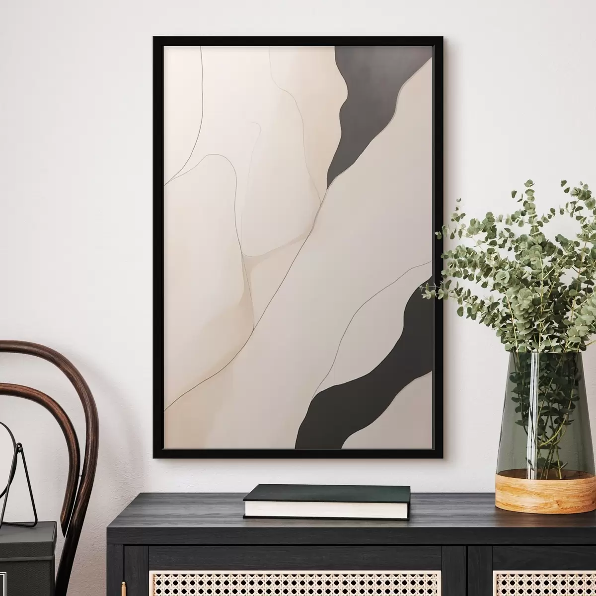 Poster Abstrakce kontur f46470