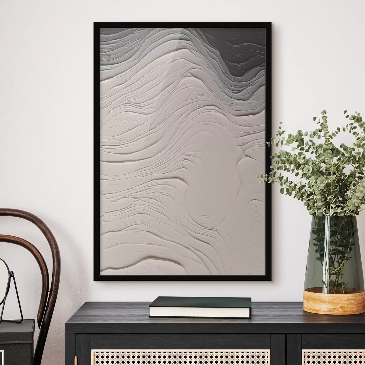 Poster Vlnitá struktura f46474