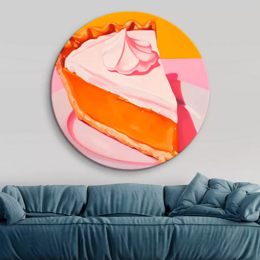 Obraz Kousek dýňového koláče. Pop artová ilustrace Č. r46462