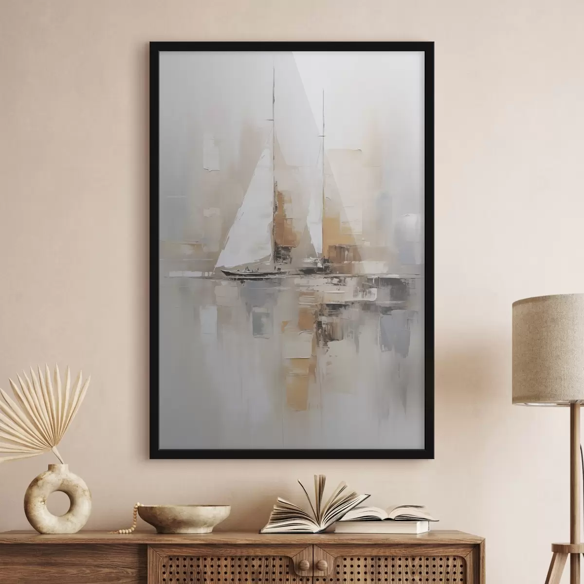 Poster Abstrakce plachetnice f46566