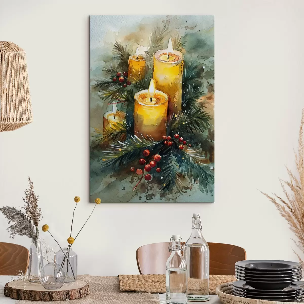 Obraz Vánoční svíčky Č. s46585