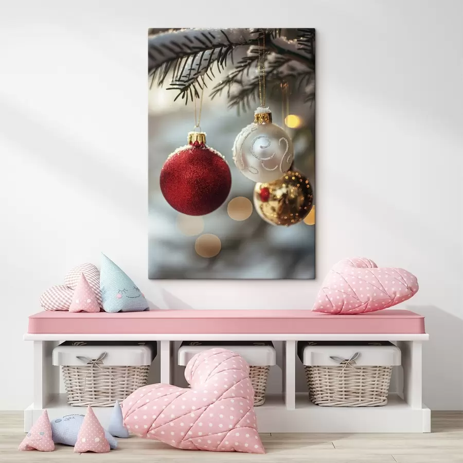 Obraz vánoční ozdoby Č. s46588