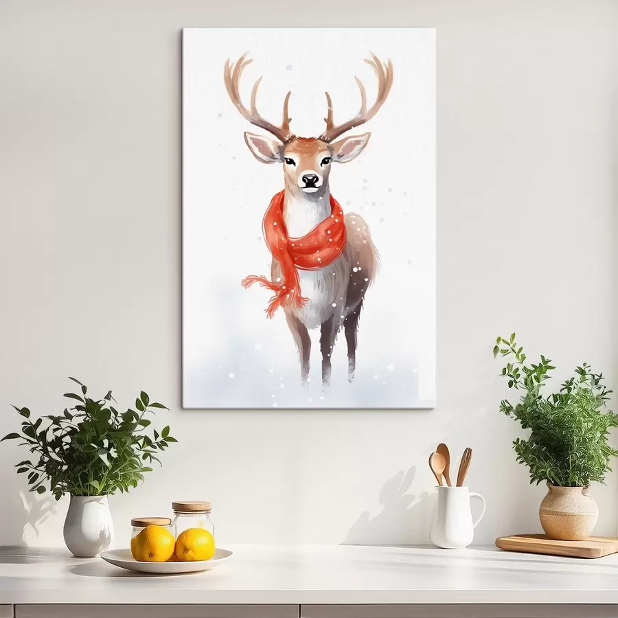 Obraz Jelen se šátkem Č. s46594