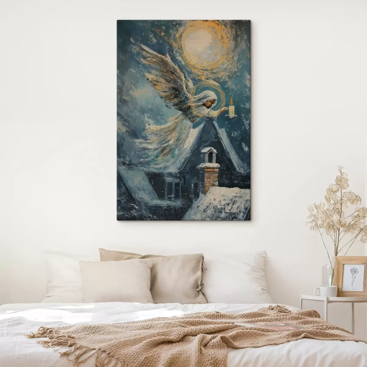 Obraz Anděl nad domy Č. s46600