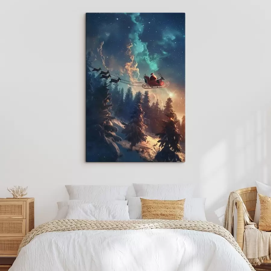 Obraz Santa Claus na sobovi Č. s46602