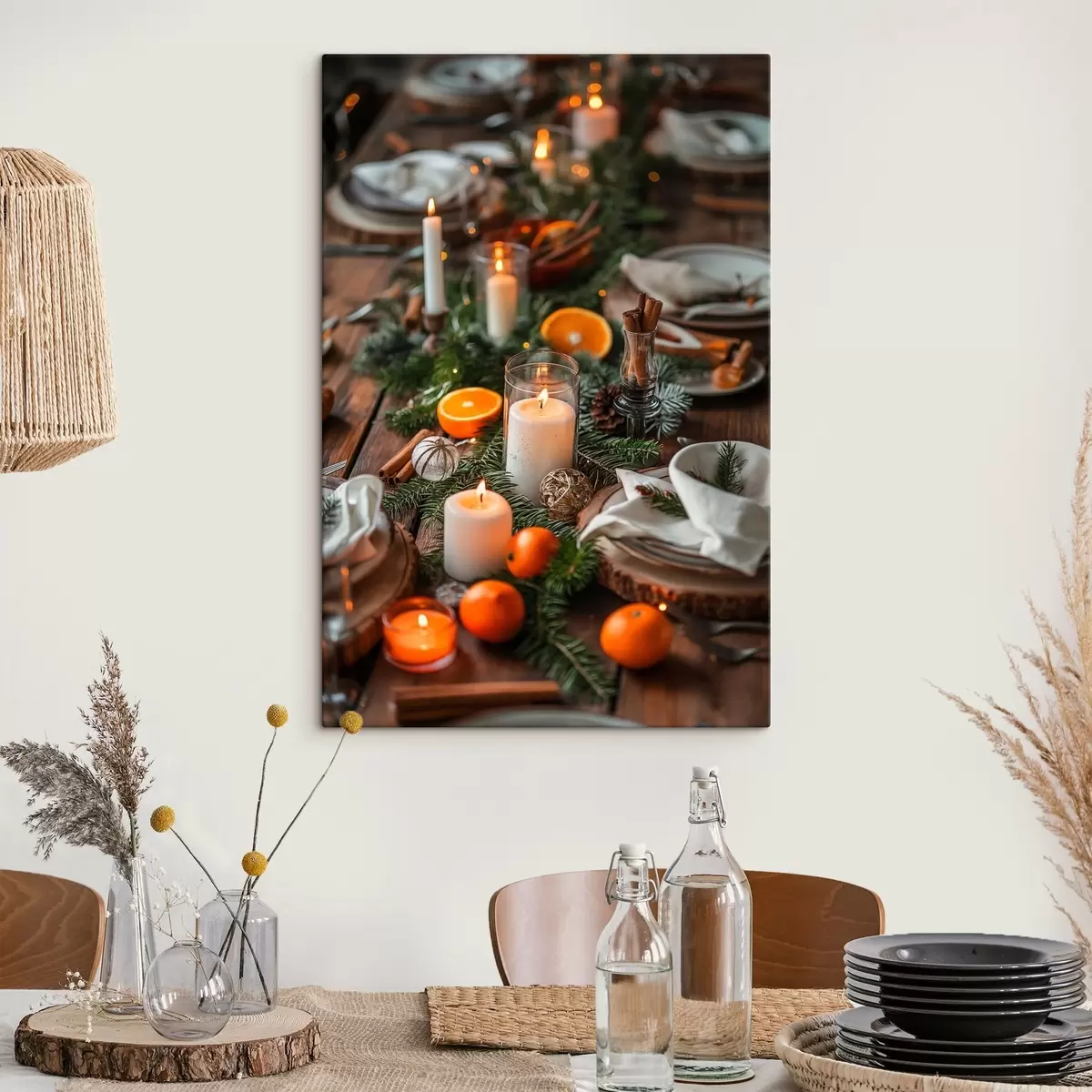 Obraz Vánoční stůl Č. s46604