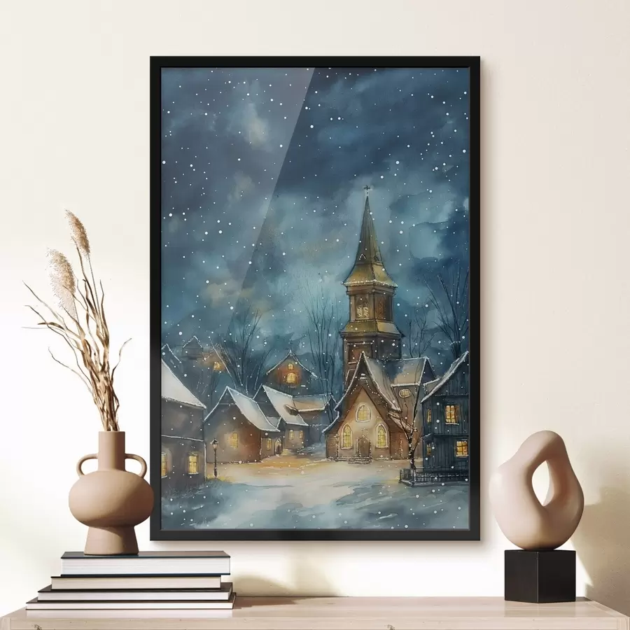 Fototapet Zimní ulice f46599