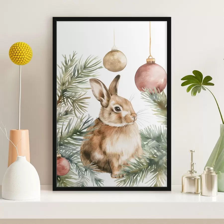 Fototapet Novoroční zajíček f46603