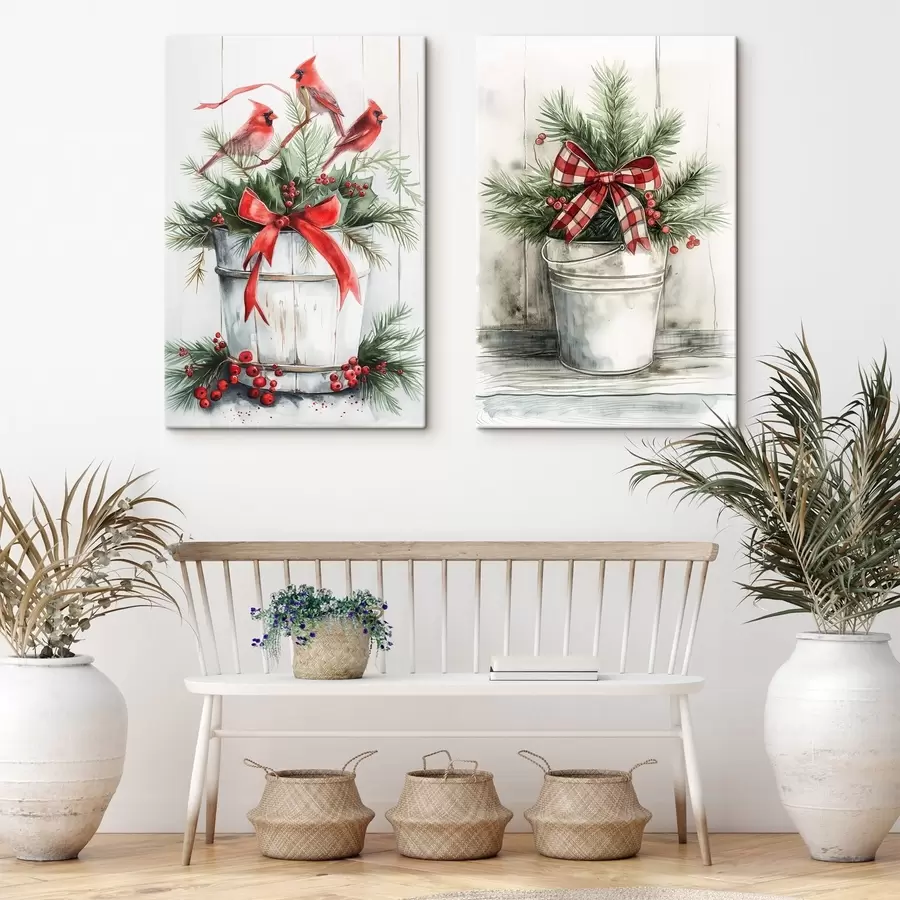 Obraz Vánoční květináče Č. m00959