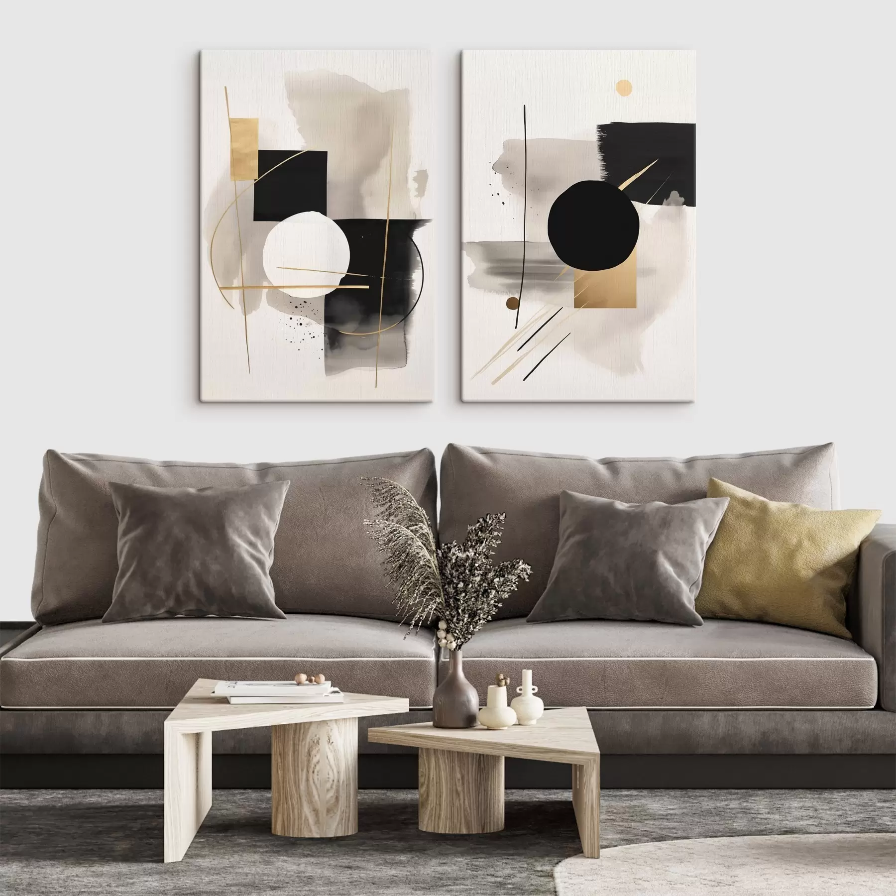 Obraz Abstrakce s tvary Č. m00940