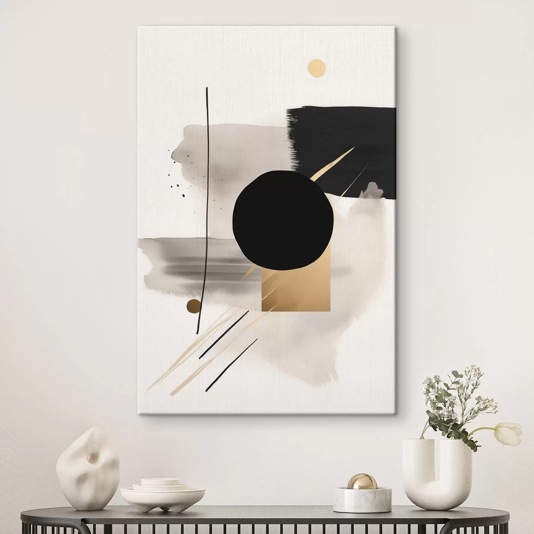 Obraz Abstrakce s tvary Č. s46572