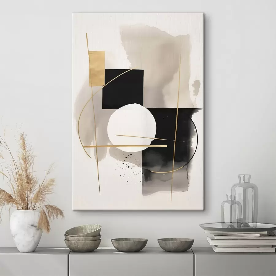 Obraz Abstrakce s tvary Č. s46573