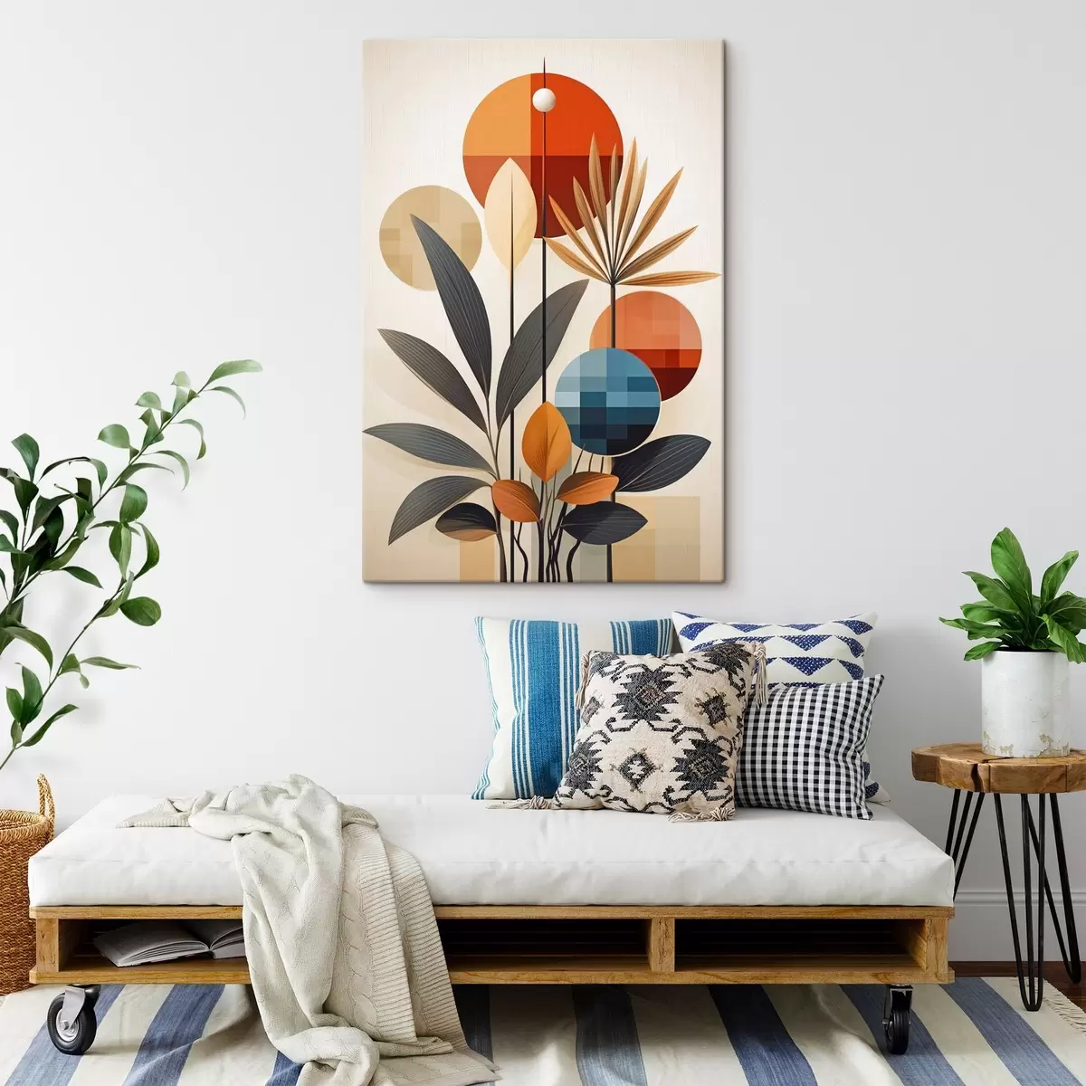 Obraz Abstraktní geometrické rostliny Č. s46576