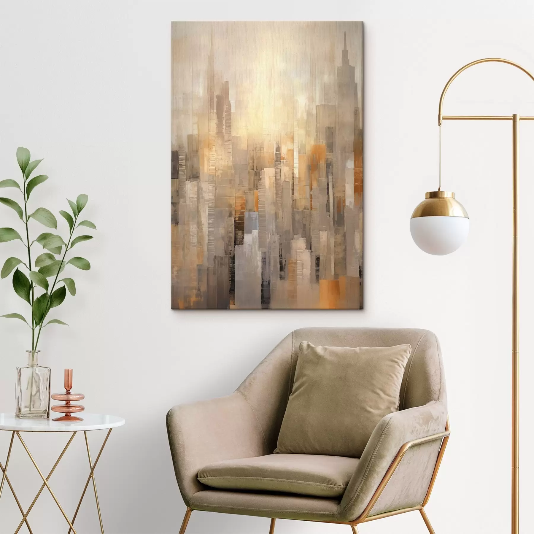 Obraz Abstraktní městská krajina Č. s46580