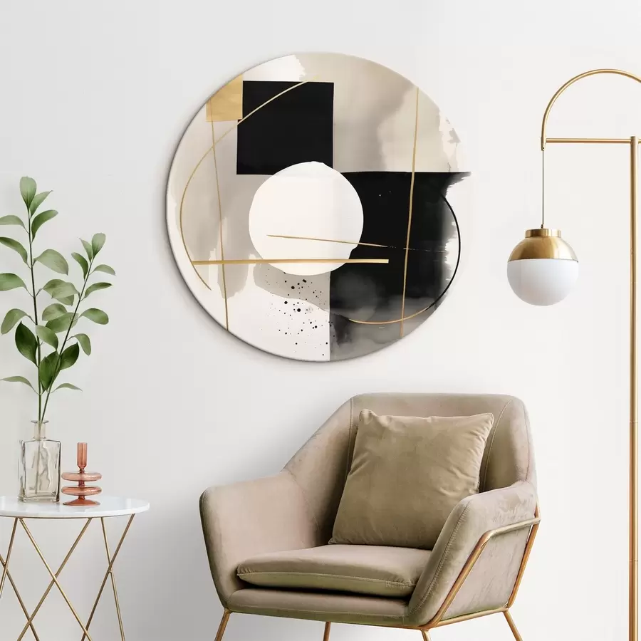 Obraz Abstrakce s tvary Č. r46573