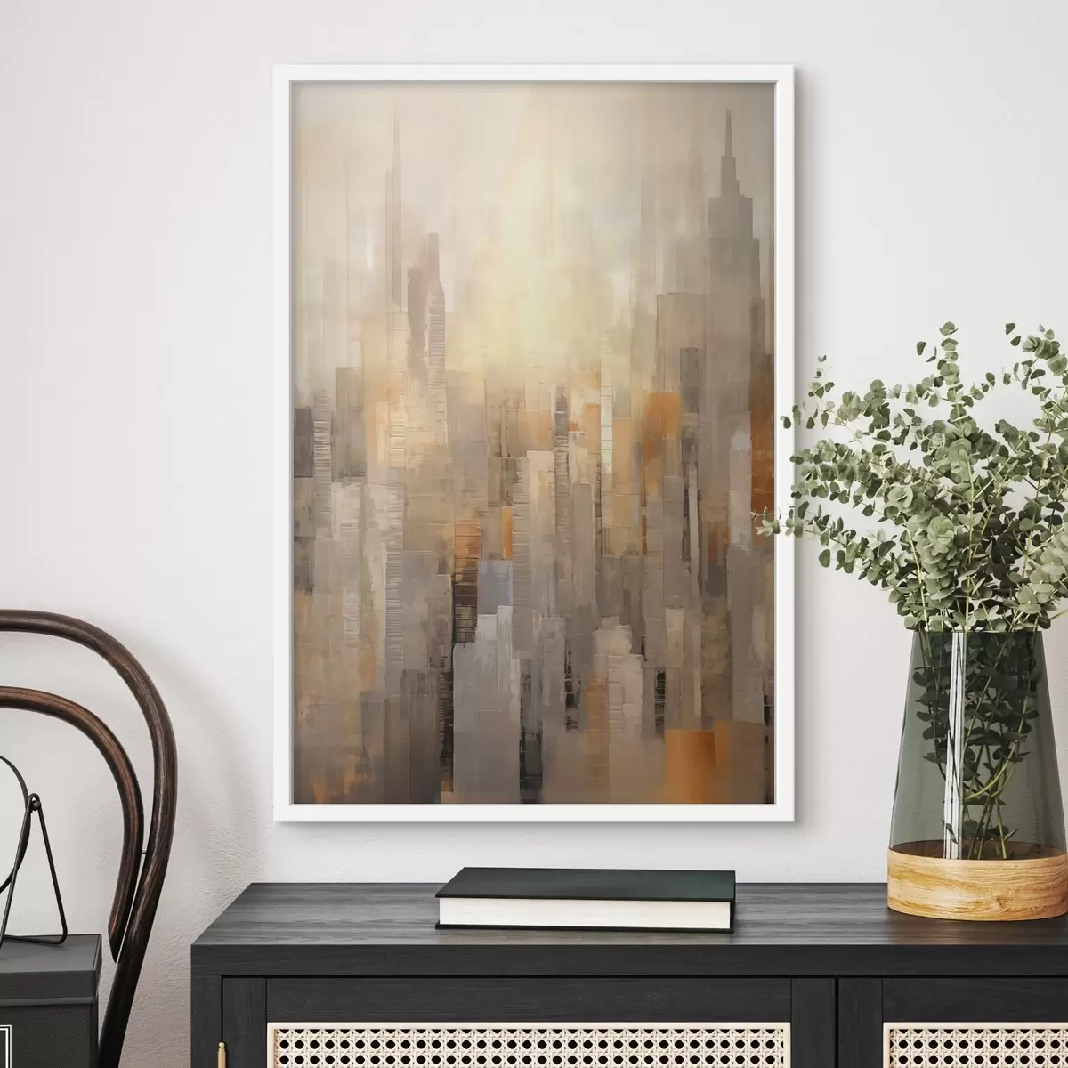 Poster Abstraktní městská krajina f46580