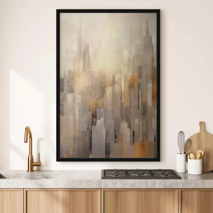 Fototapet Abstraktní městská krajina f46580