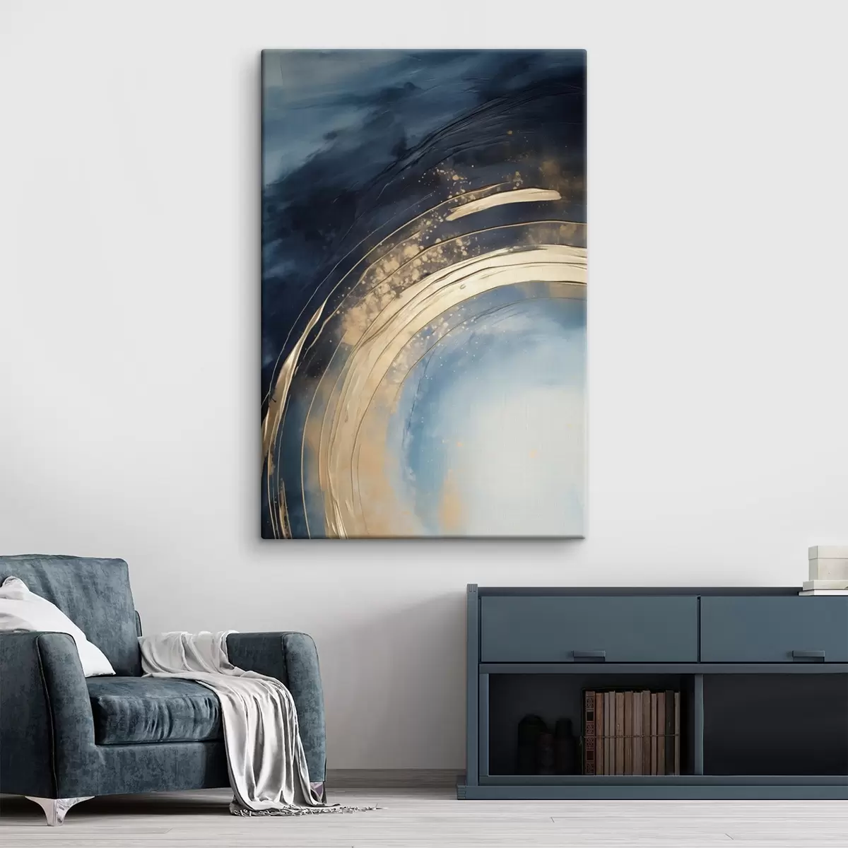 Obraz Rozsáhlý prsten s lehkým středem a skvrnitou glazurou Č. s46488