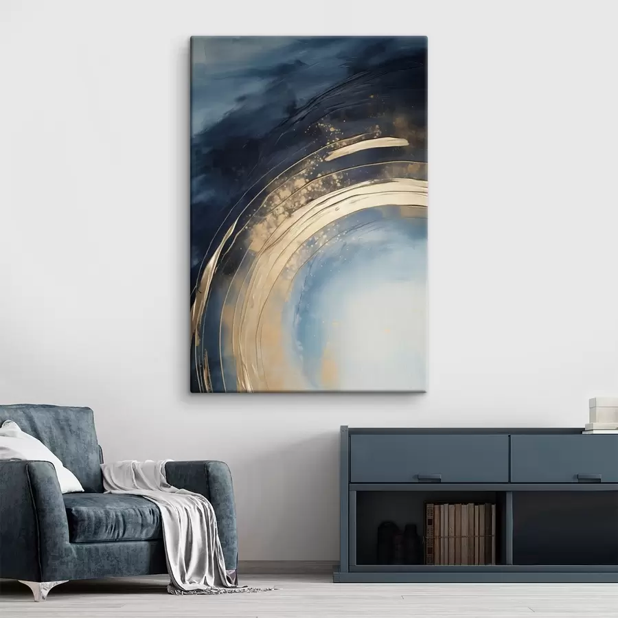 Obraz Rozsáhlý prsten s lehkým středem a skvrnitou glazurou Č. s46488