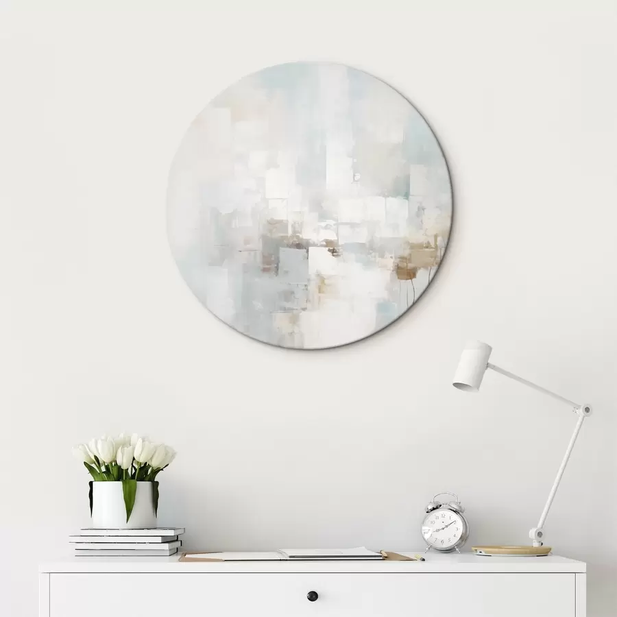 Obraz Světlé pastelové bloky: modrá, béžová, bílá Č. r46546