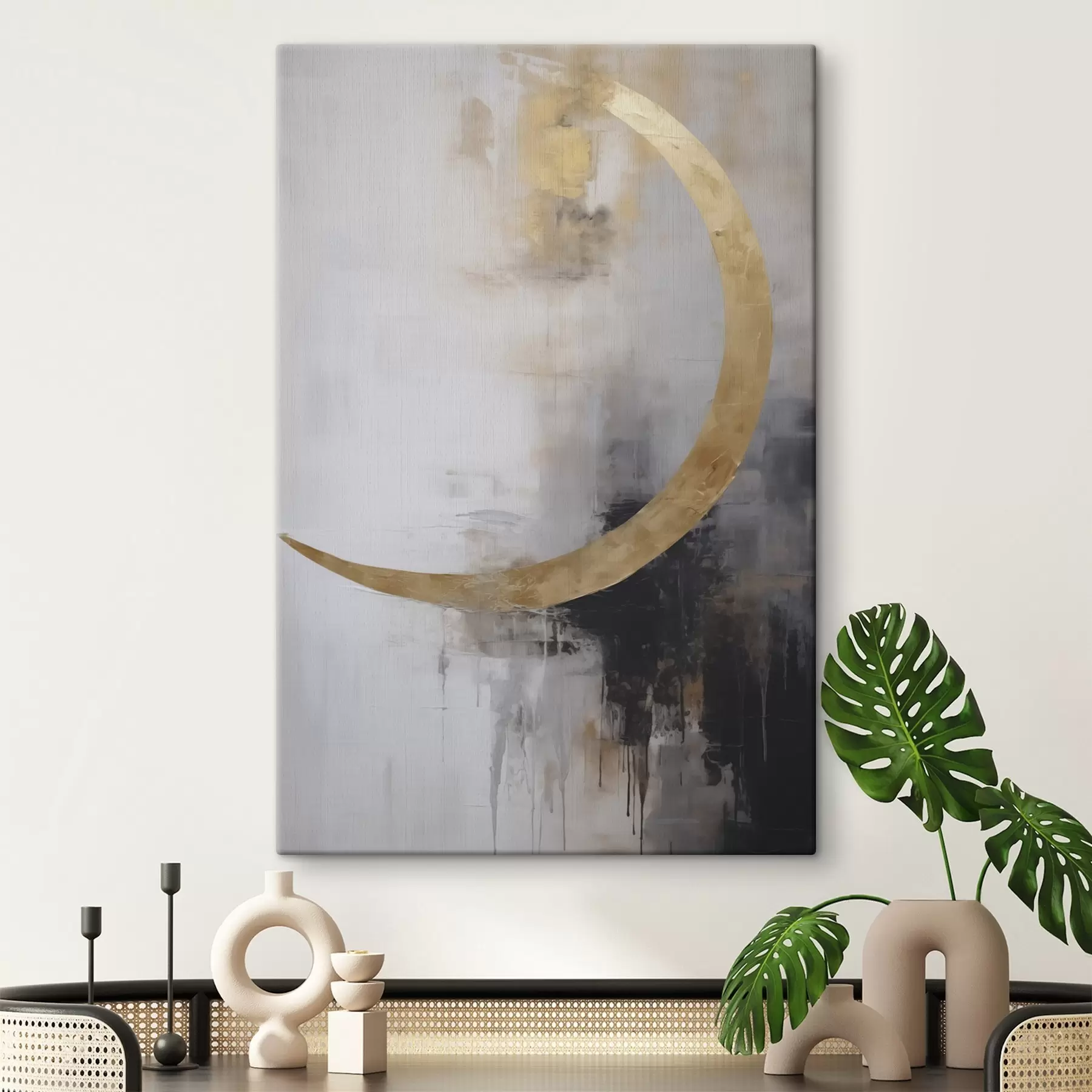 Obraz Abstrakce napodobující malbu Č. s46675