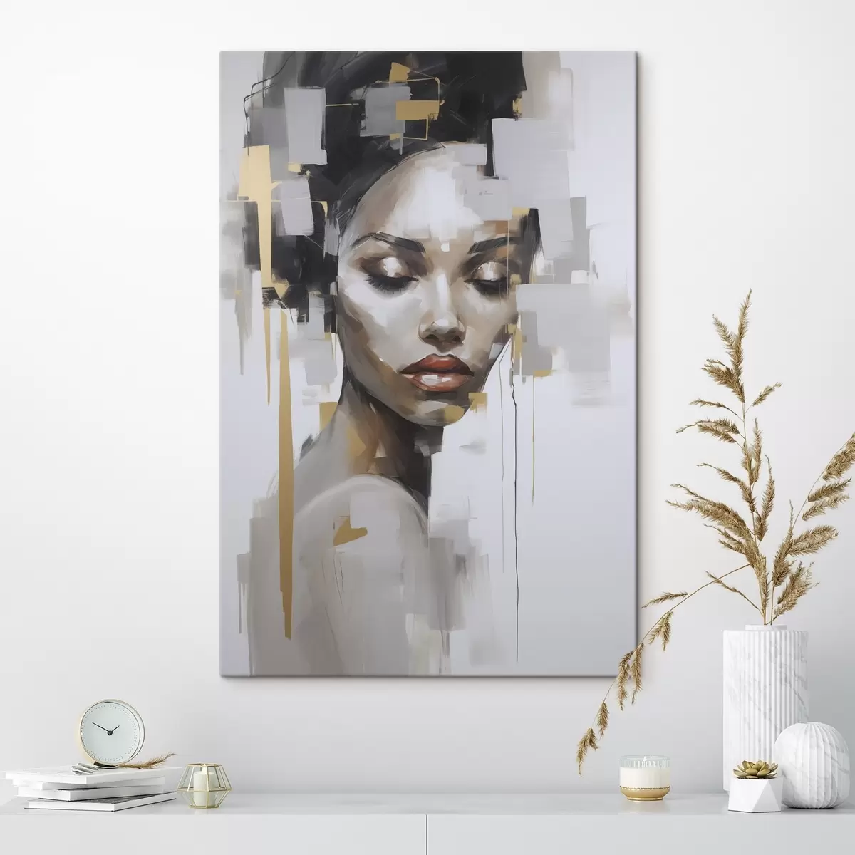 Obraz Abstraktní portrét Č. s46676